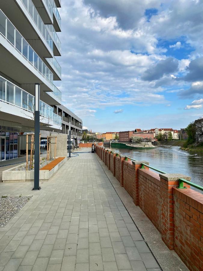 Piekny Apartament Nad Odra W Centrum Wroclawia Eksteriør billede